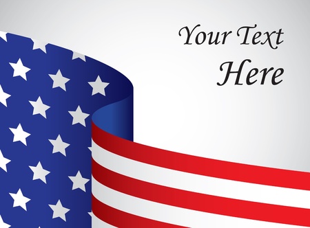 america flagのイラスト素材