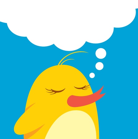 cute birdのイラスト素材