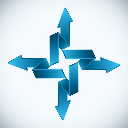 abstract arrow signのイラスト素材