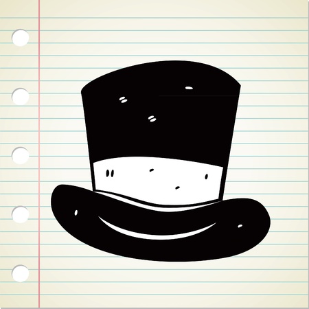 hat doodleのイラスト素材