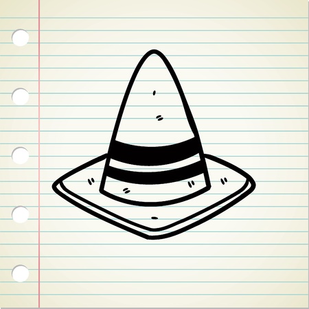 cone doodleのイラスト素材
