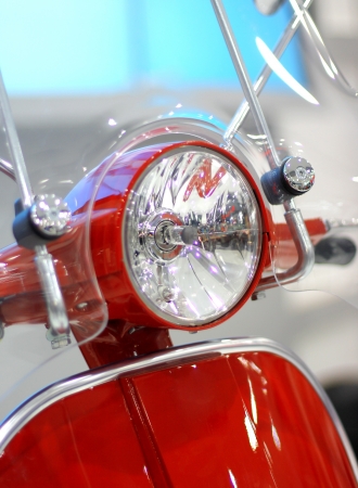 vintage motorcycle lampの写真素材