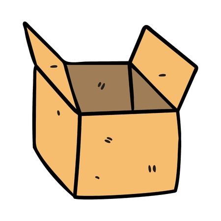 box in doodle style