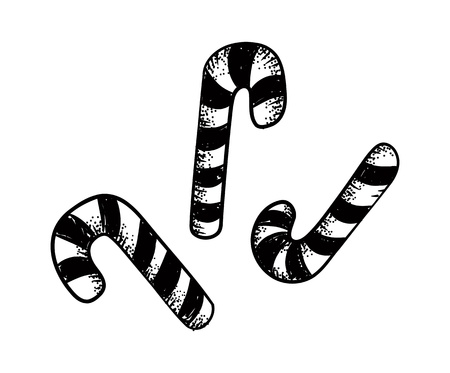 Christmas candyのイラスト素材