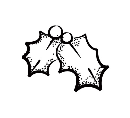 holy berry doodleのイラスト素材