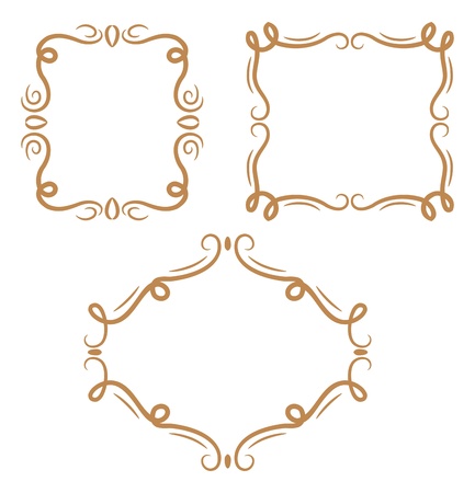 cute frame doodleのイラスト素材