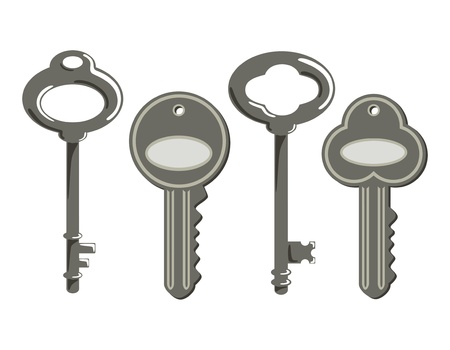 vintage keyのイラスト素材