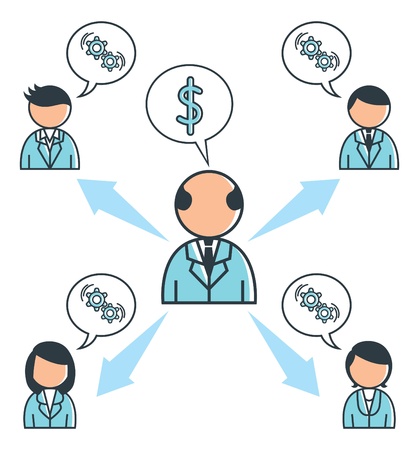 business concept illustrationのイラスト素材