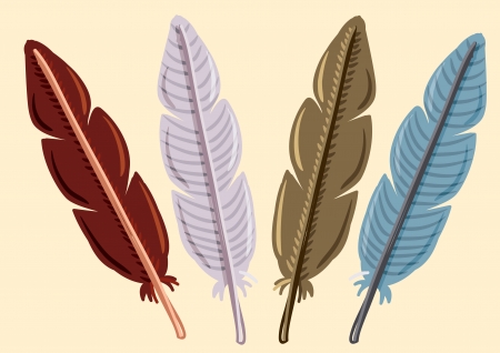 feather iconのイラスト素材