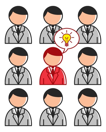 idea conceptual illustrationのイラスト素材