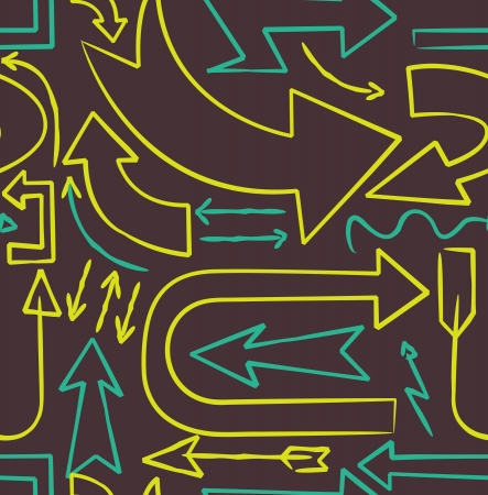abstract arrow seamless patternのイラスト素材