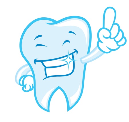 Cartoon teethのイラスト素材