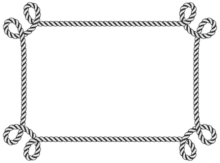 rope frame のイラスト素材