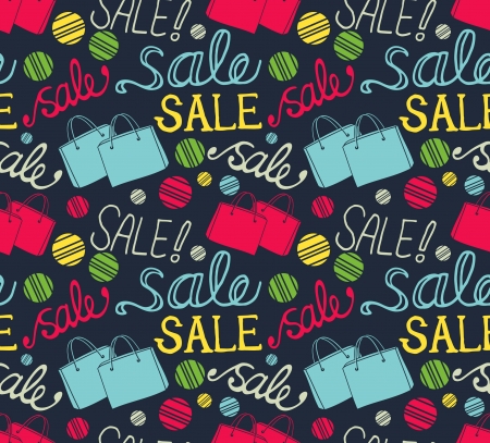 vintage sale pattern backgroundのイラスト素材