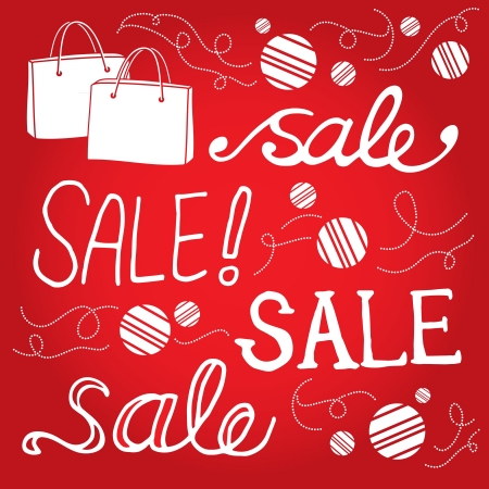 vintage sale backgroundのイラスト素材