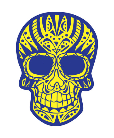 sugar skullのイラスト素材