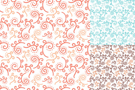 Floral seamless backgroundのイラスト素材