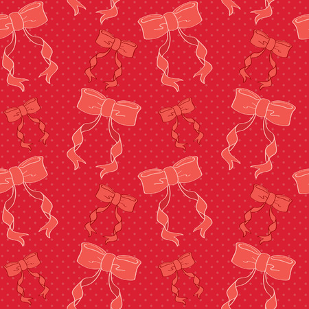 Bow tie seamless backgroundのイラスト素材