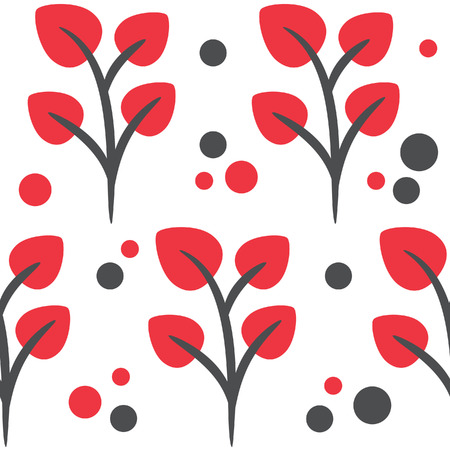 floral seamless patternのイラスト素材