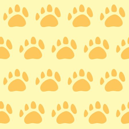 Animal foot print backgroundのイラスト素材