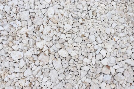 white stones on the beach on a sunny dayの写真素材
