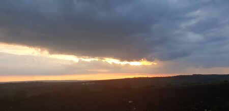 sky, view of heaven and earthの写真素材