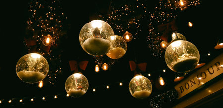 Christmas and New Year decorations in the form of a Christmas tree.