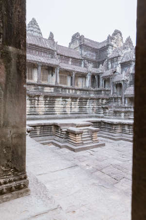 Cambodia. Angkor Wat 02.2019 Fragments of the Palace. Sights.のeditorial素材