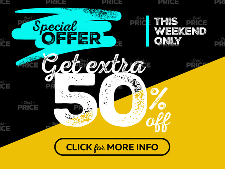 Sale Poster Designのイラスト素材