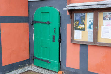 Church in Kiezmark (Poland) - a wooden and brick Roman Catholic parish church, built in 1678 in Kiezmark. Until 1945 it was used by Evangelicals. In 1962 entered in the register of monuments. Januaryのeditorial素材