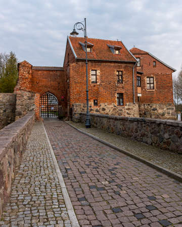 The seat of the Grand Master of the Order. Medieval Teutonic castle in Sztum in Pomerania (Poland) founded in 1377.のeditorial素材