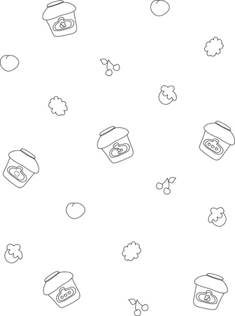 Jam Jar Patternの写真素材