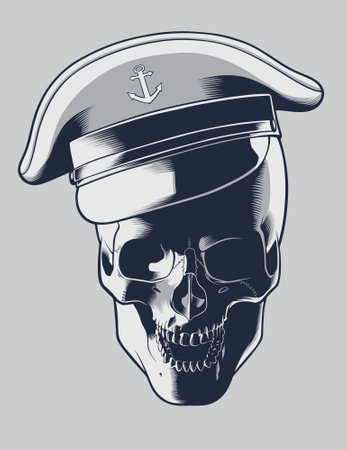 Captain of The Ship Skullのイラスト素材