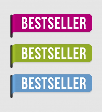 Use this label to highlight bestseller のイラスト素材