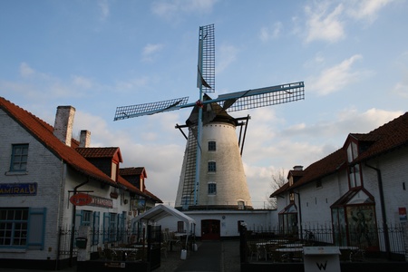 Windmill in Belgiumのeditorial素材