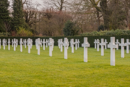 American cemetery Flanders field Belgium Waregemのeditorial素材