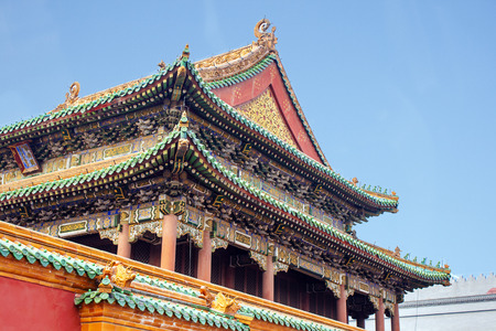 Forbidden city Beijing Shenyang Imperial Palace Chinaのeditorial素材