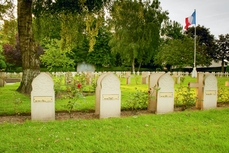 tombstone Muslim soldiers killed in World War Iのeditorial素材