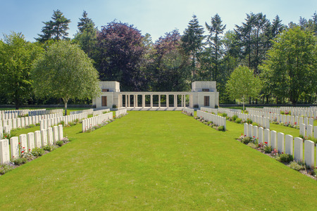  New British Cemetery world war 1 flanders fieldsのeditorial素材