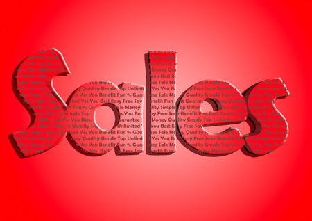 Sales typography new bright colours marketingの写真素材