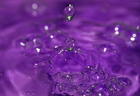 Water drop close upの写真素材