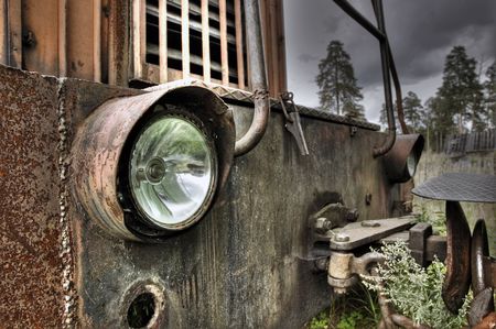 Rust Loco (HDRi)の写真素材