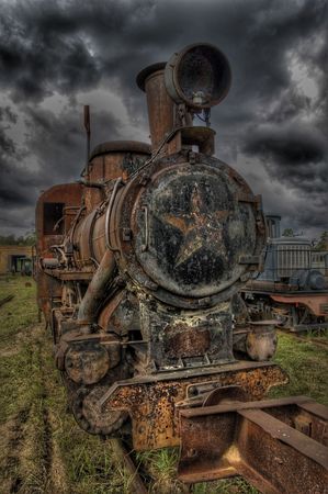 Rust locomotive (HDRi)の写真素材