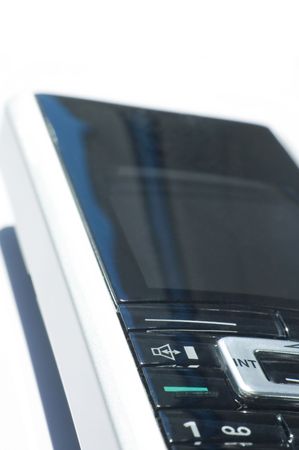 Isolated modern DECT phoneの写真素材