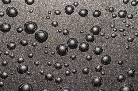 Bubbles of air on teflon backgroundの写真素材