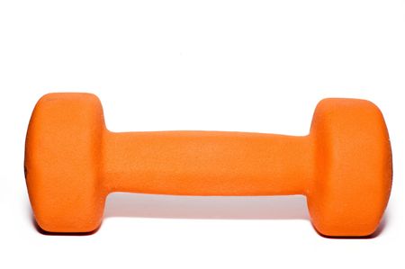 Dumbbell isolated on white backgroundの写真素材