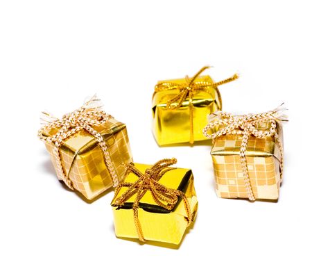 Christmas still-life isolated on white backgroundの写真素材