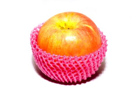 Apple isolated on white backgroundの写真素材