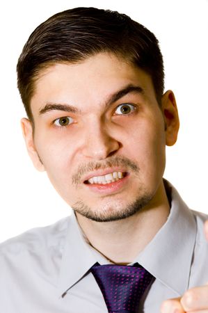 Emotional businessmanの写真素材