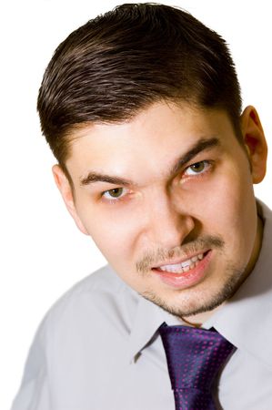 Emotional businessmanの写真素材